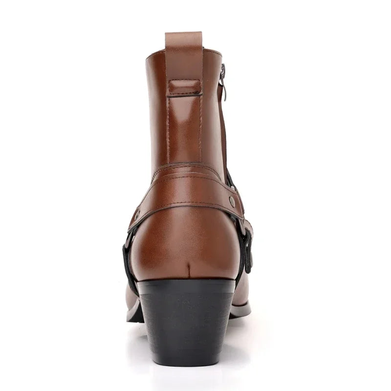 Men's High Chelsea Boots With Heel Detail | Boots