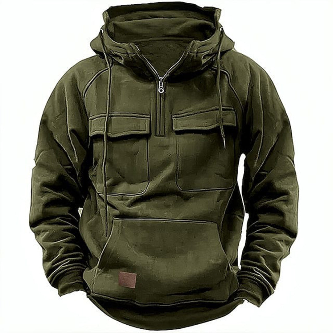 Men's Hoodie Half Zip | Utility
