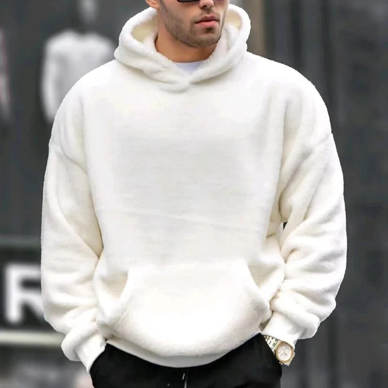 Men's Hoodie Teddy Fleece | Oversized
