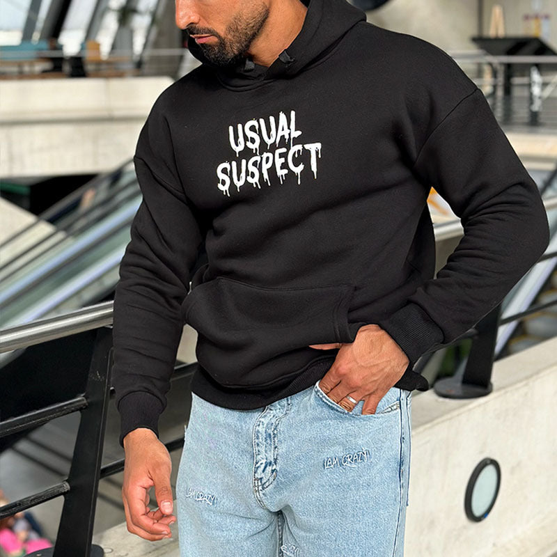 Men's Hoodie Usual Suspect Print | Streetwear