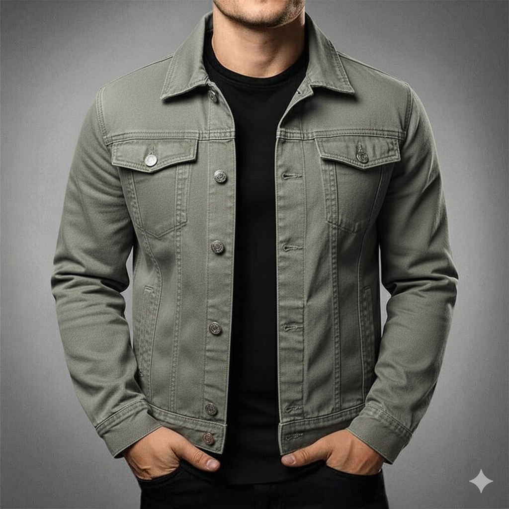 Men's Jacket Button Up | Casual