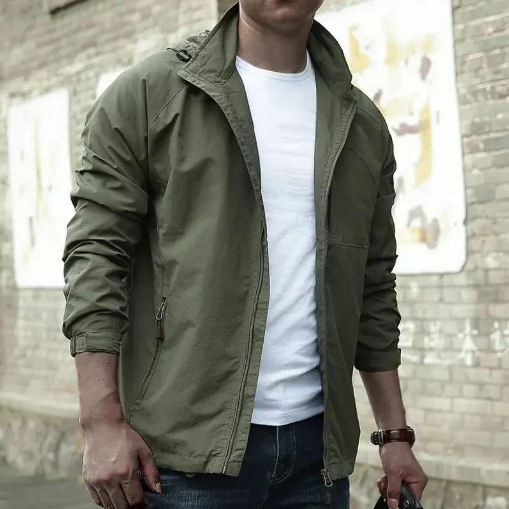 Men's Jacket Casual Zip Up | Lightweight