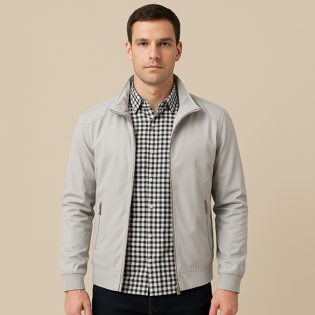 Men's Jacket Zip Up | Casual Bomber