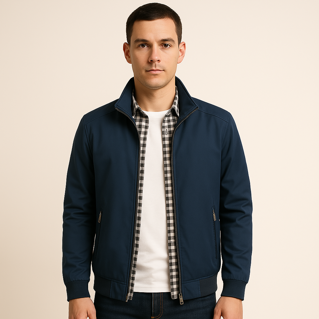 Men's Jacket Zip Up | Casual Bomber