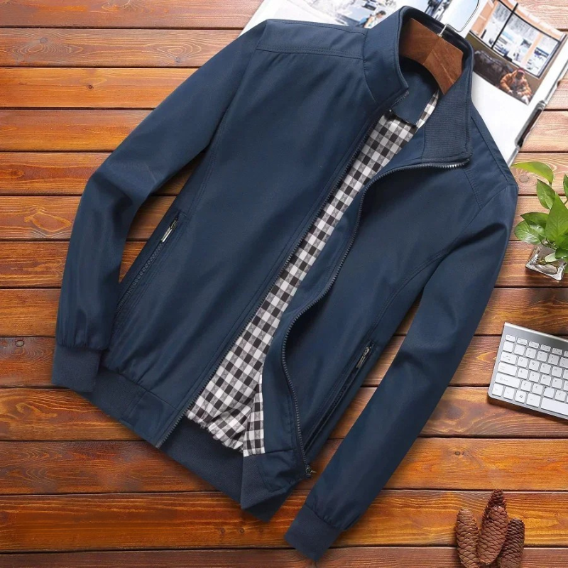 Men's Jacket Zip Up | Casual Bomber