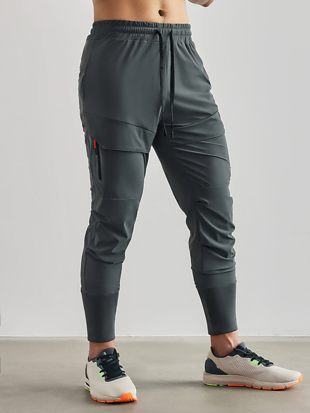 Men's Joggers Gym Zipper Pockets | Slim Fit