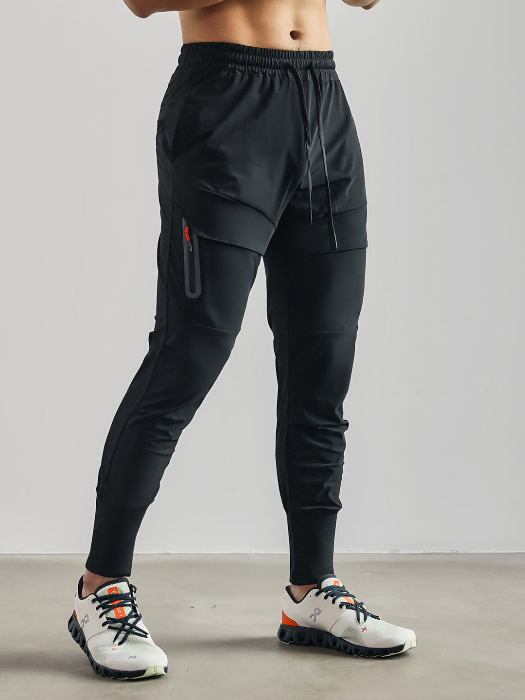 Men's Joggers Gym Zipper Pockets | Slim Fit