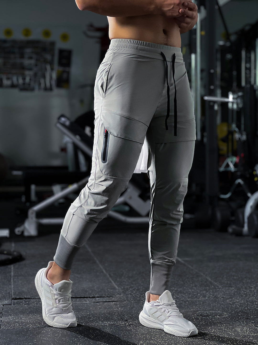 Men's Joggers Gym Zipper Pockets | Slim Fit