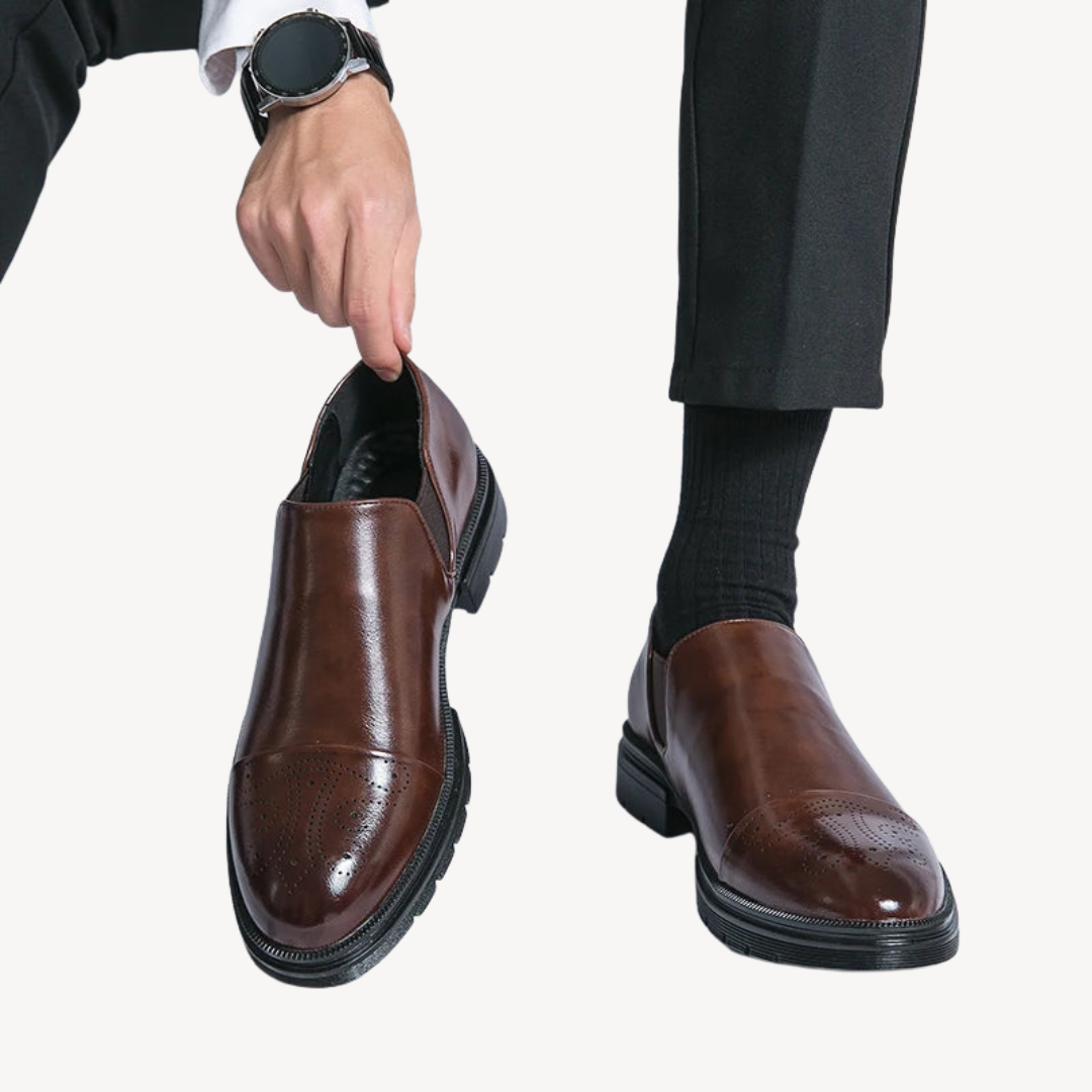 Men's Oxford Shoes Slip On | Classic Formal
