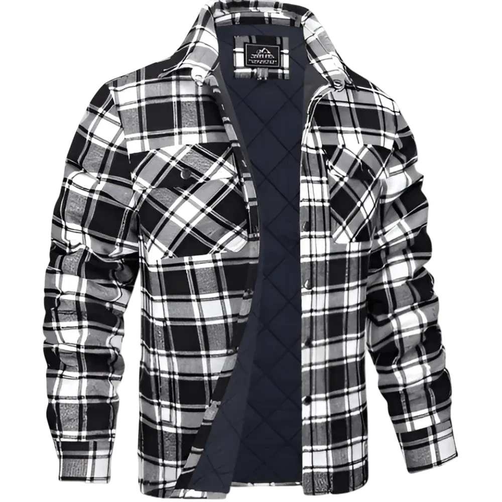 Men’s Quilted Jacket With Pockets | Winter