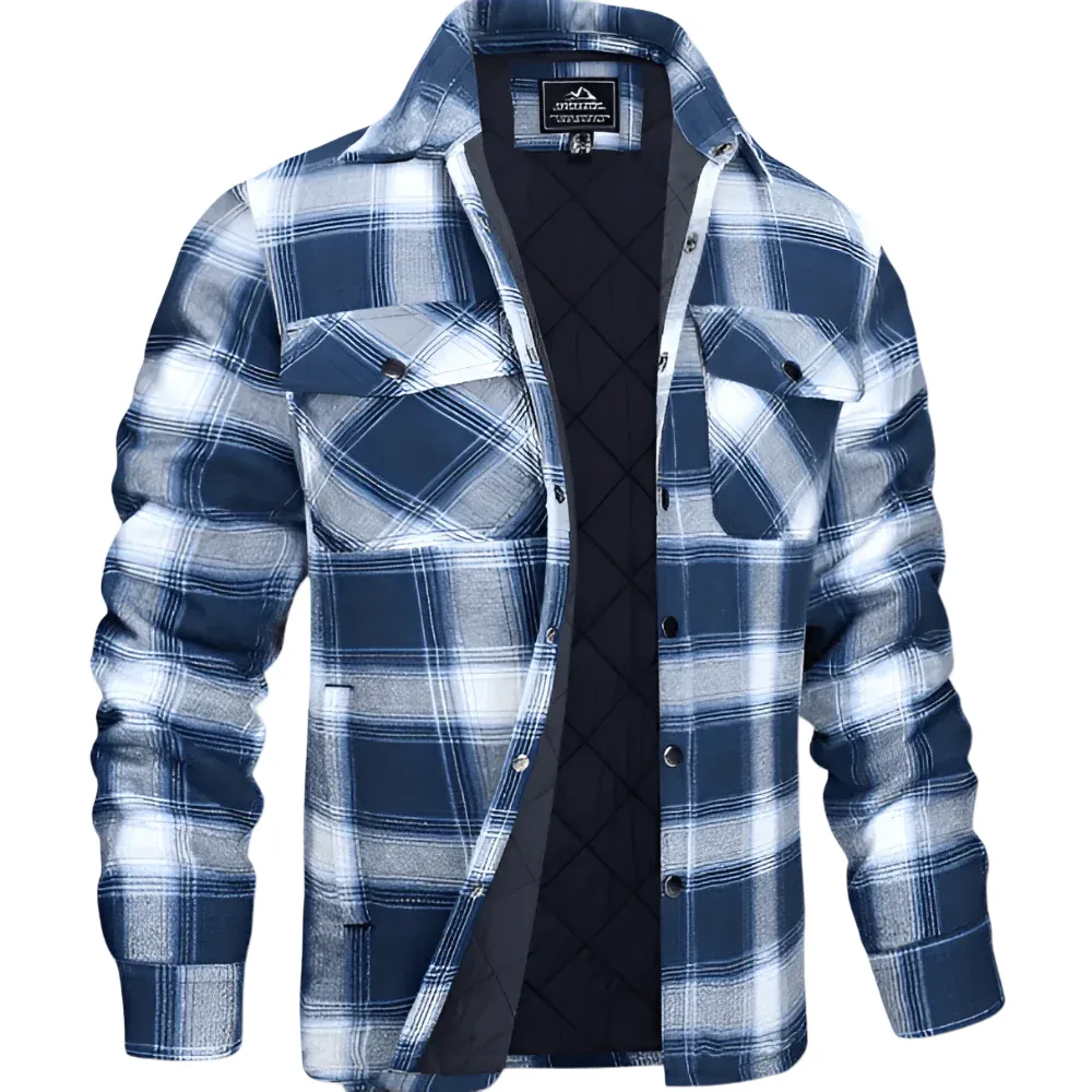 Men’s Quilted Jacket With Pockets | Winter