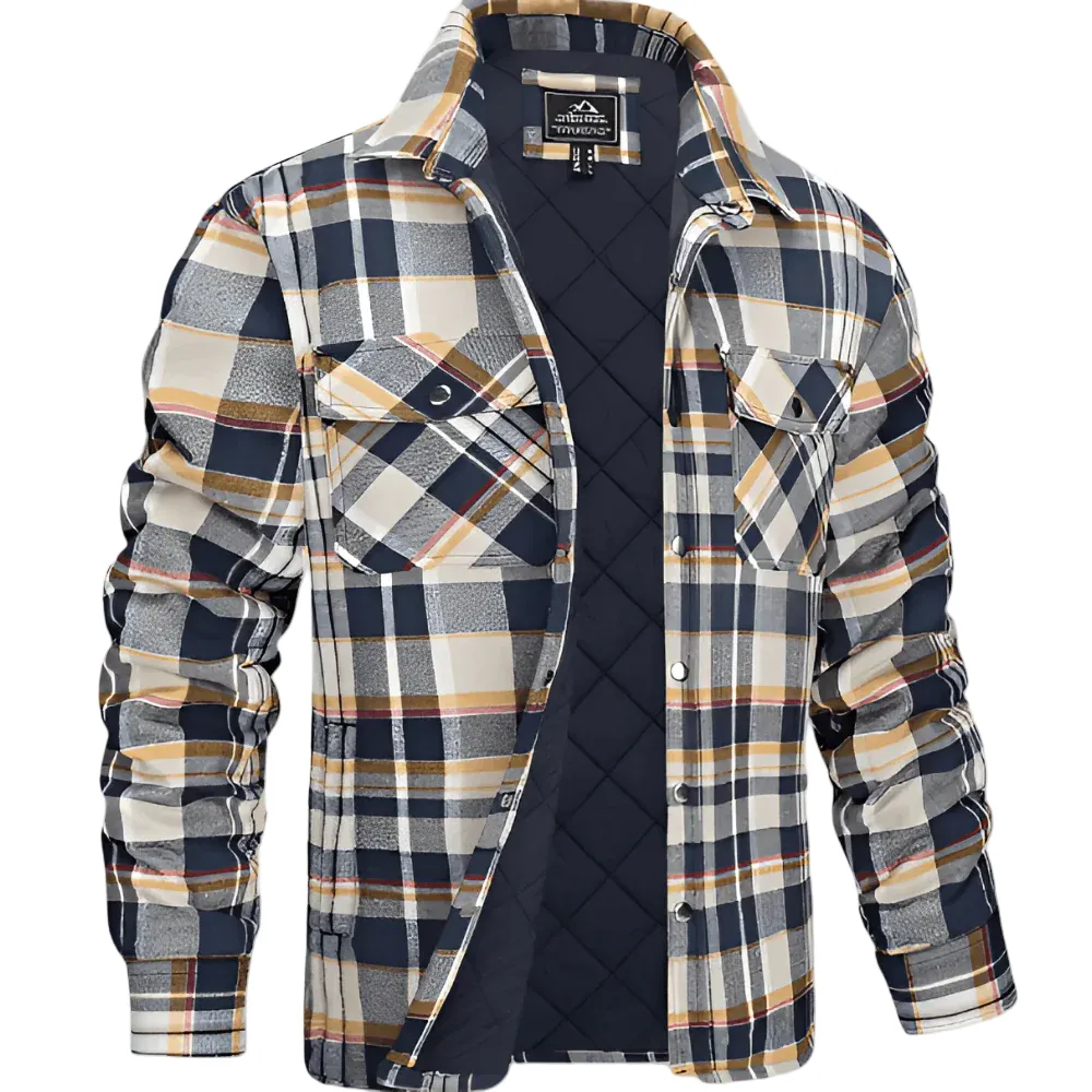 Men’s Quilted Jacket With Pockets | Winter