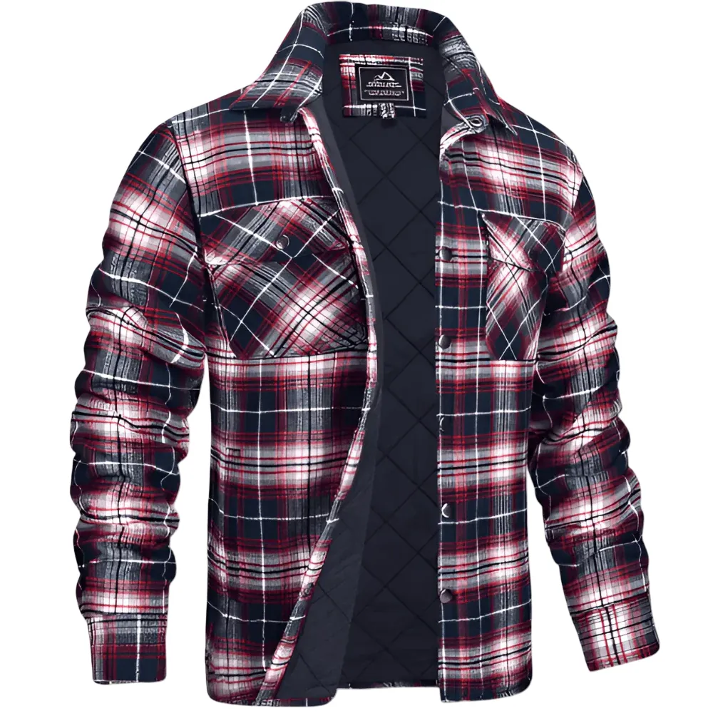 Men’s Quilted Jacket With Pockets | Winter