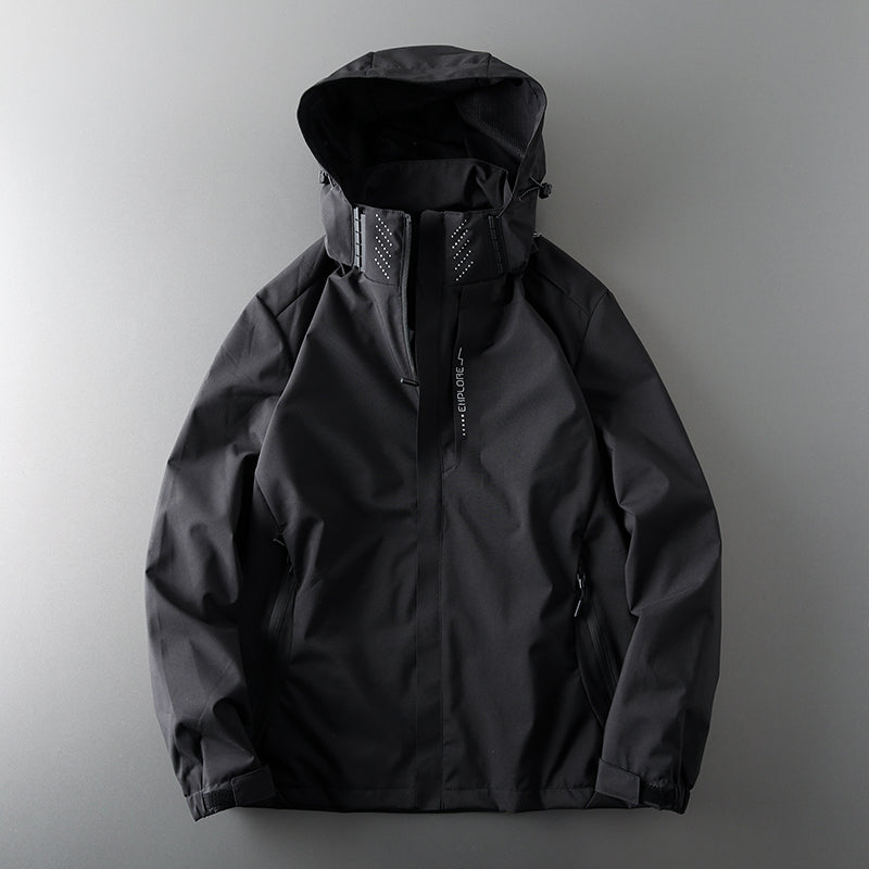 Men's Rain Hooded Jacket | Outdoor Coat