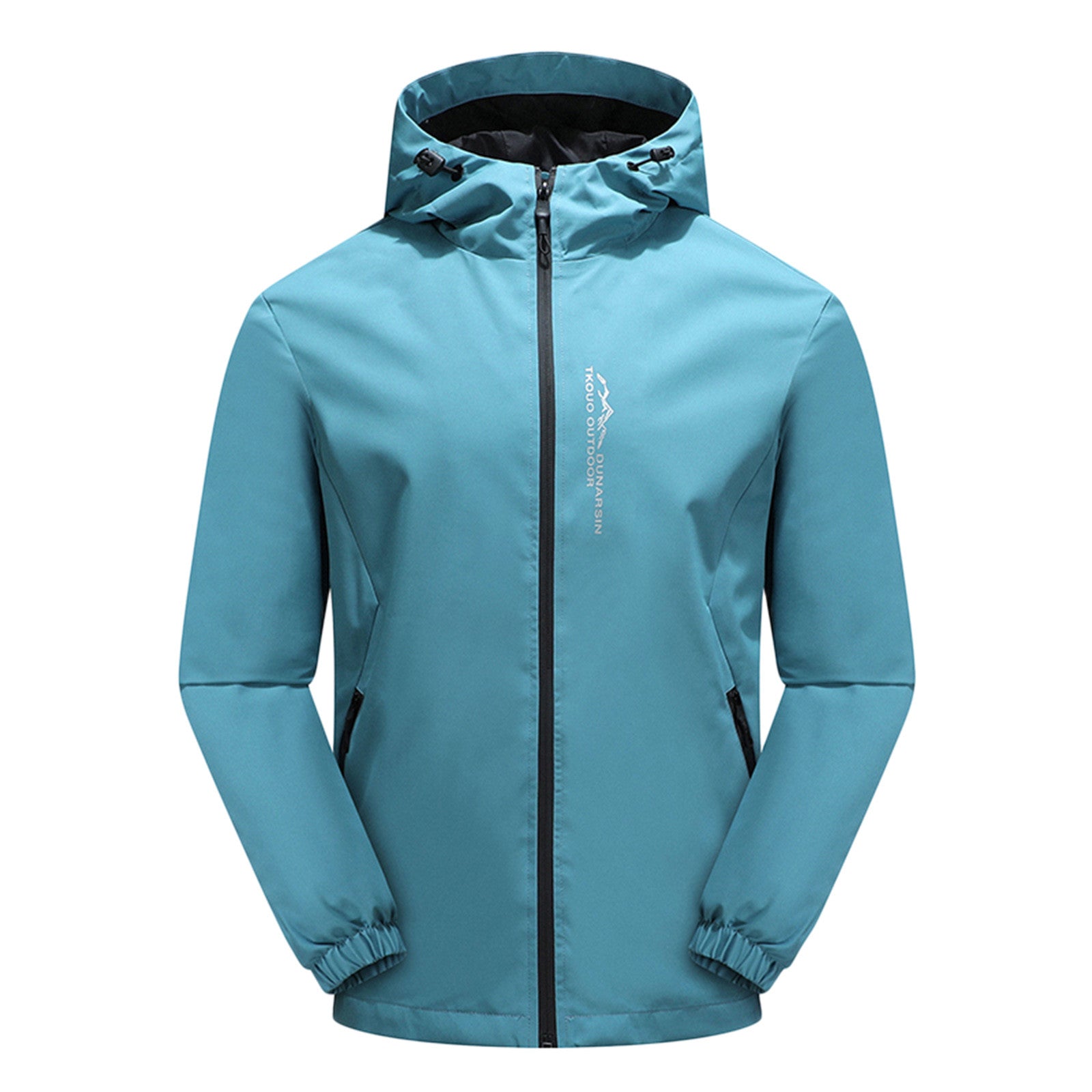 Men's Rain Jacket Lightweight Zip-Up | Hooded