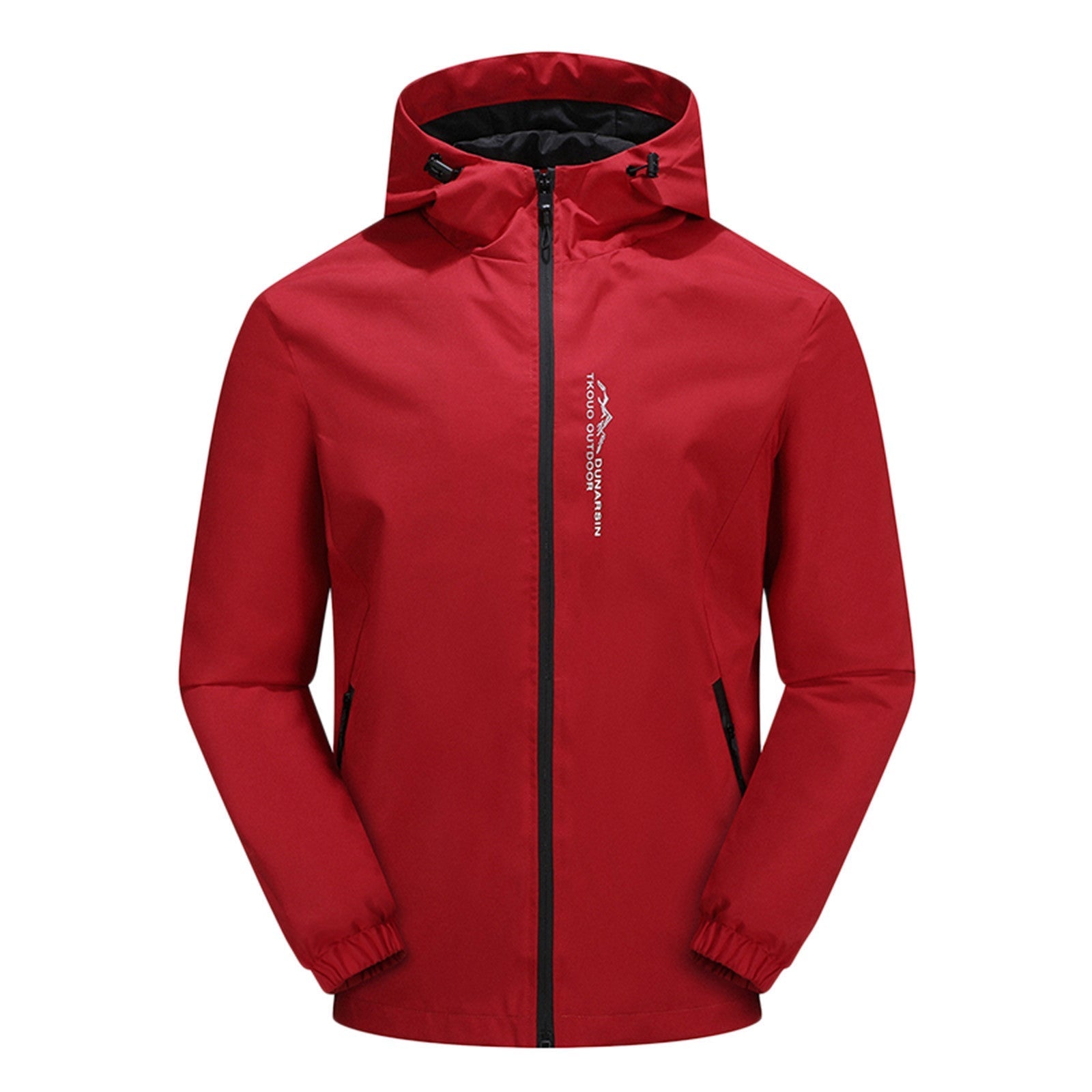 Men's Rain Jacket Lightweight Zip-Up | Hooded