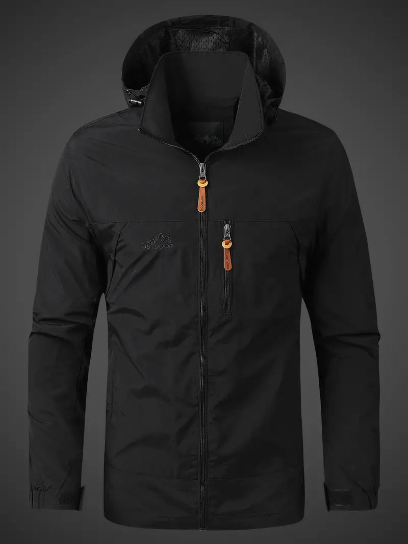 Men's Rain Jacket Outdoor | Hooded