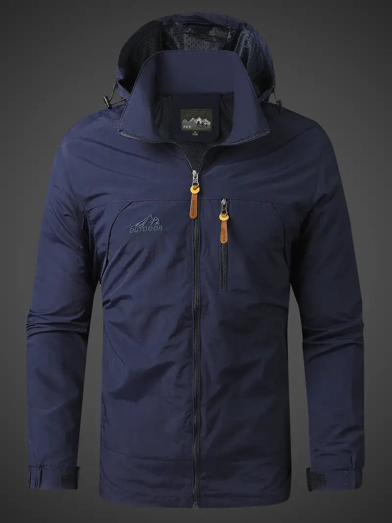 Men's Rain Jacket Outdoor | Hooded