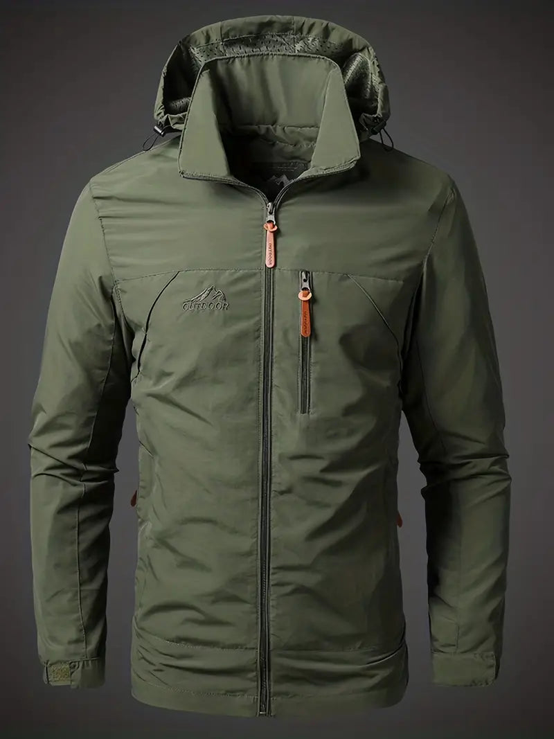 Men's Rain Jacket Outdoor | Hooded