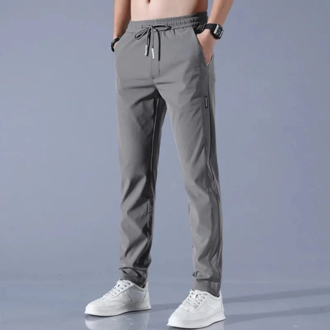 Men's Straight Leg Joggers with Drawstring | Work