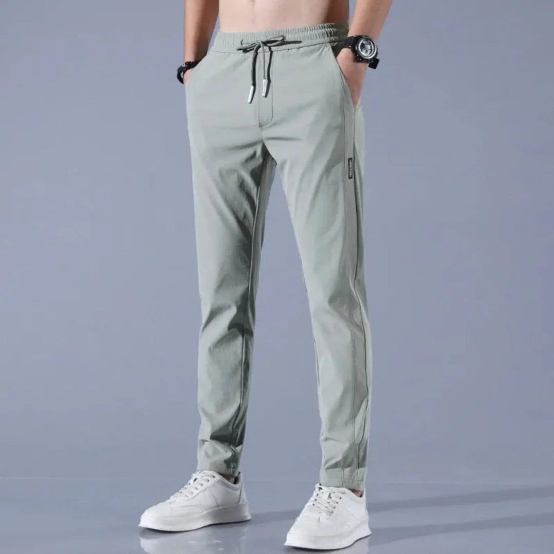 Men's Straight Leg Joggers with Drawstring | Work