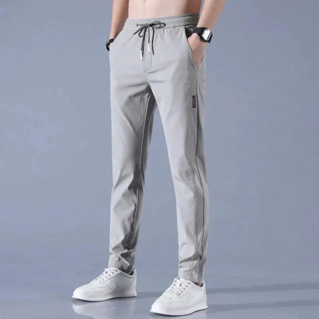 Men's Straight Leg Joggers with Drawstring | Work