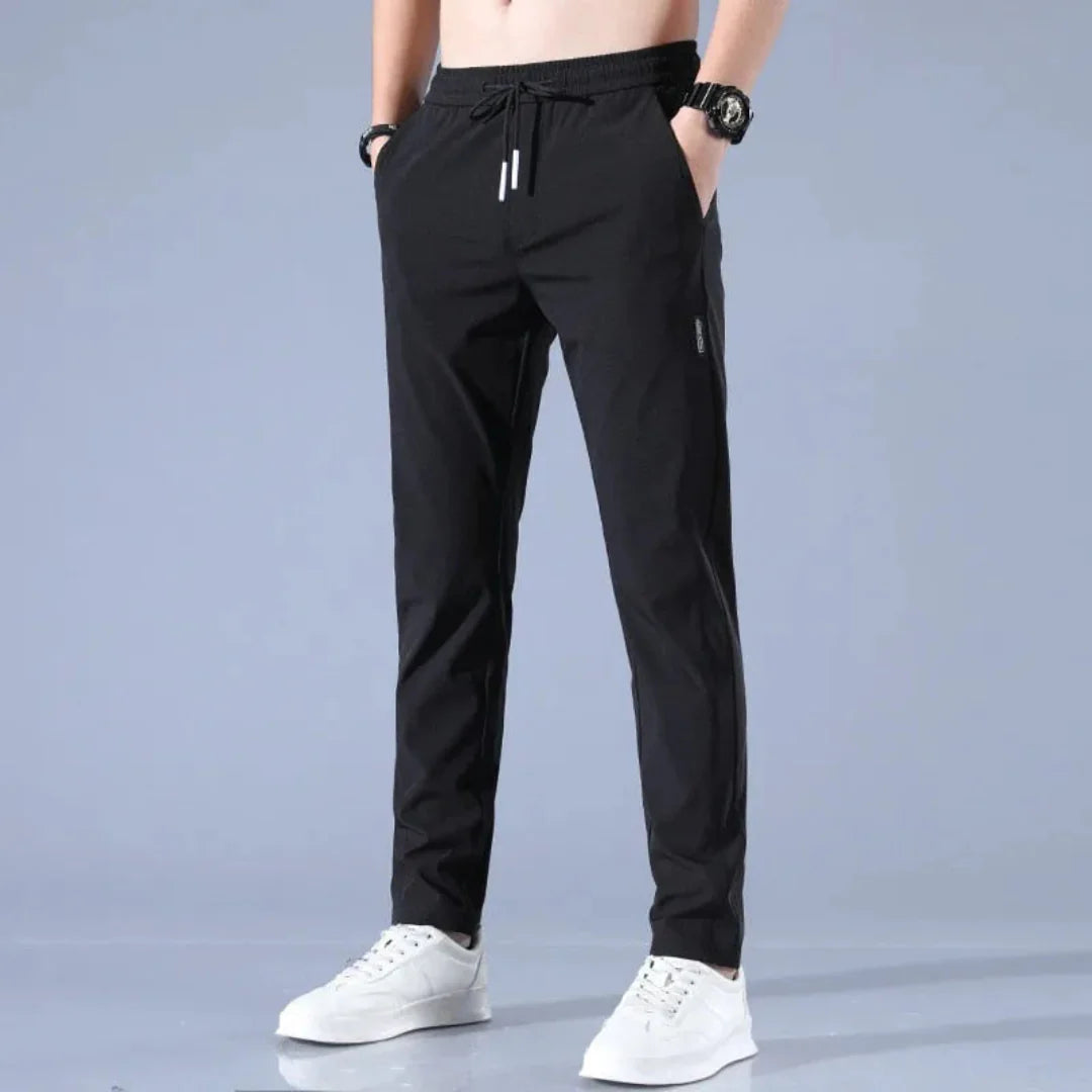 Men's Straight Leg Joggers with Drawstring | Work
