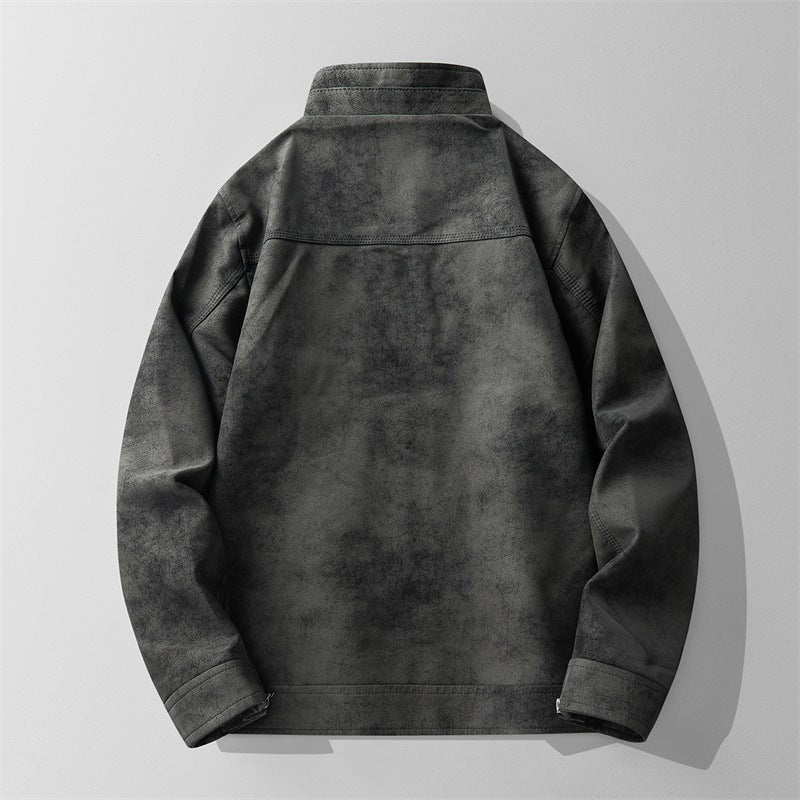 Men's Suede Jacket With Zip | Winter