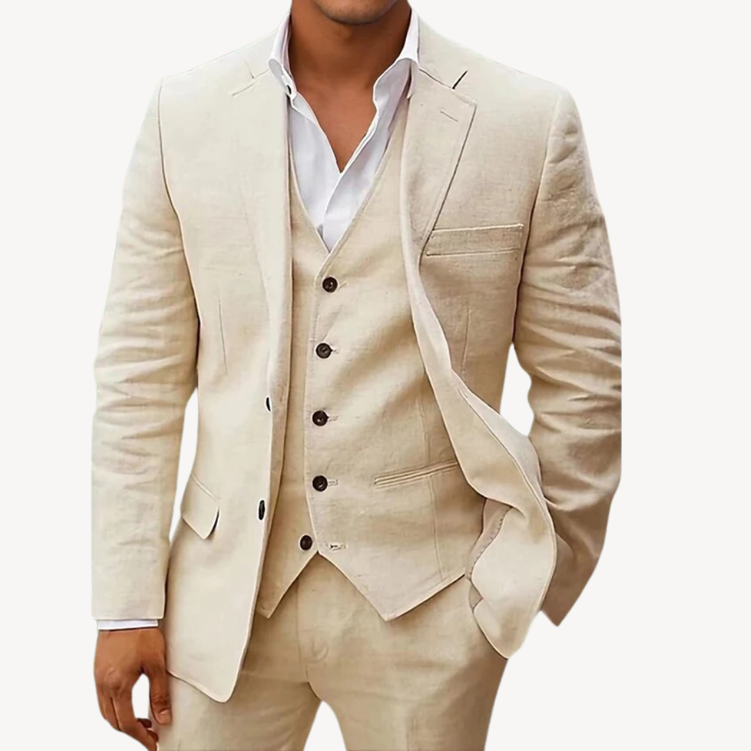 Men’s Tailored Suit 3-Piece Formal | Wedding