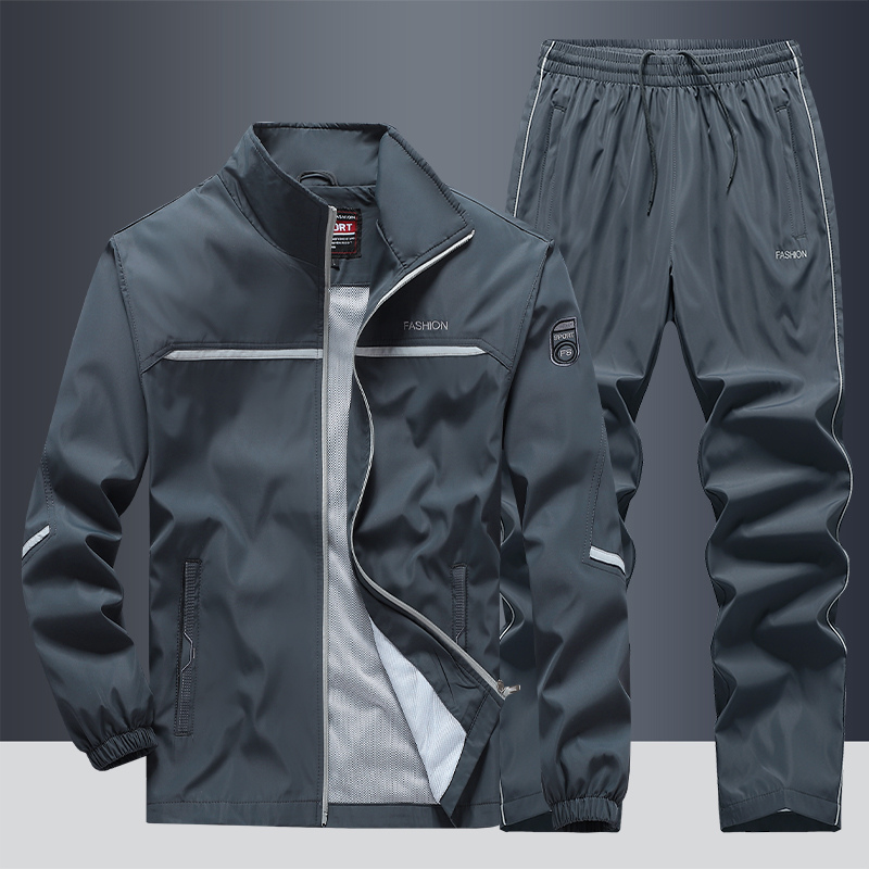 Men's Tracksuit Lightweight Zip Jacket & Joggers Set | Sport