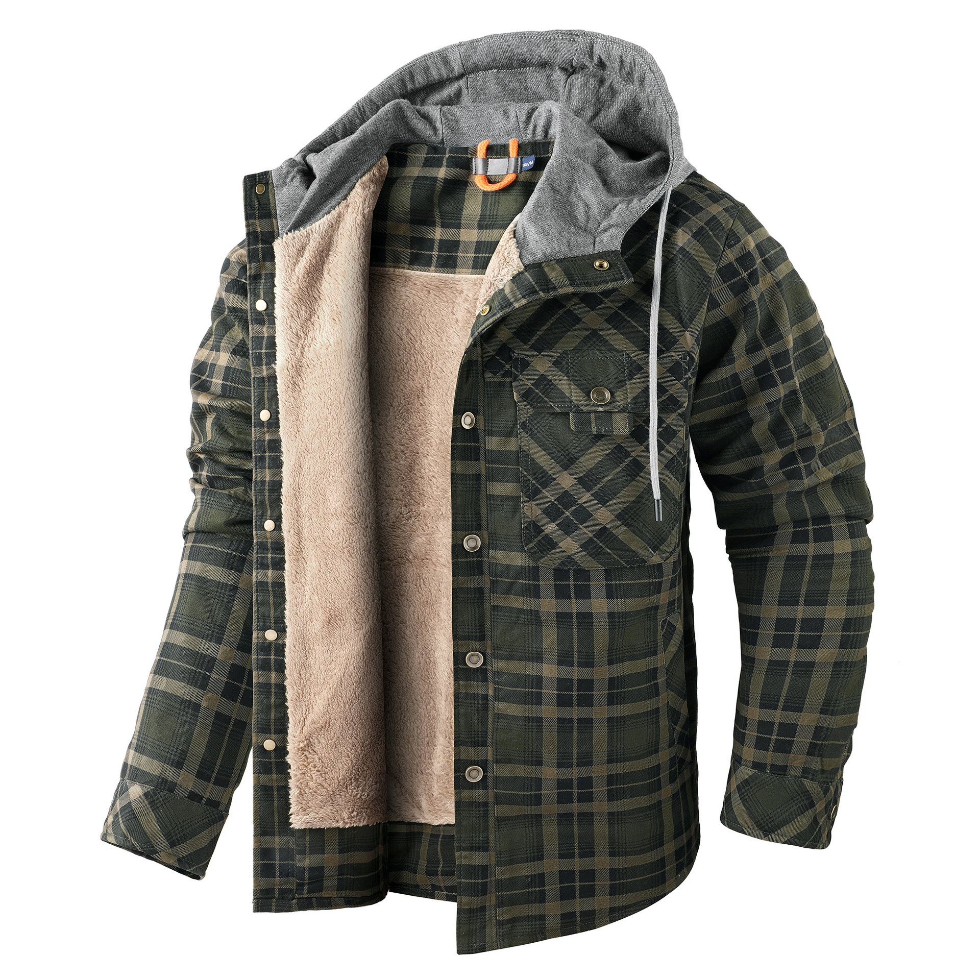 Men's Winter Jacket Check | Hood