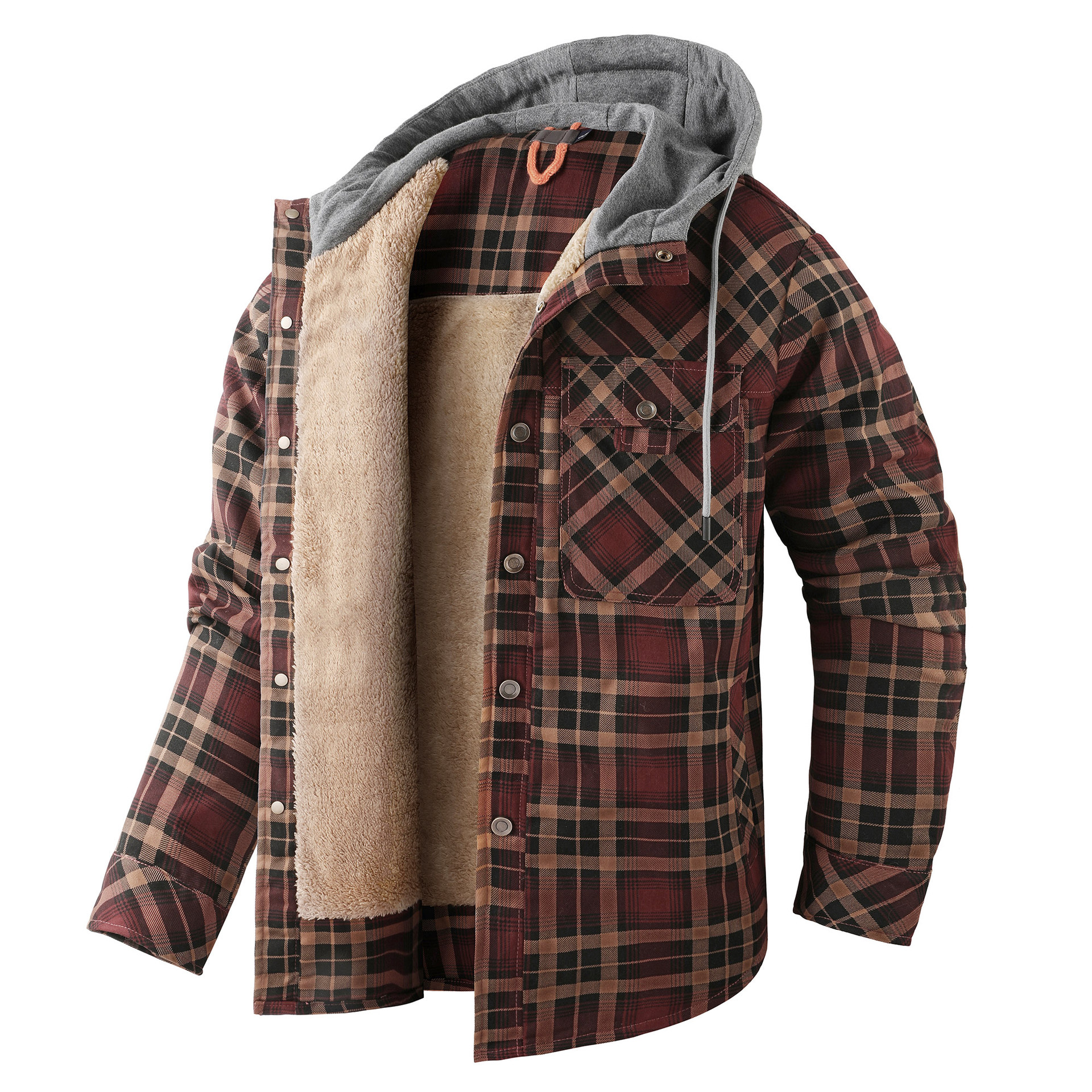 Men's Winter Jacket Check | Hood