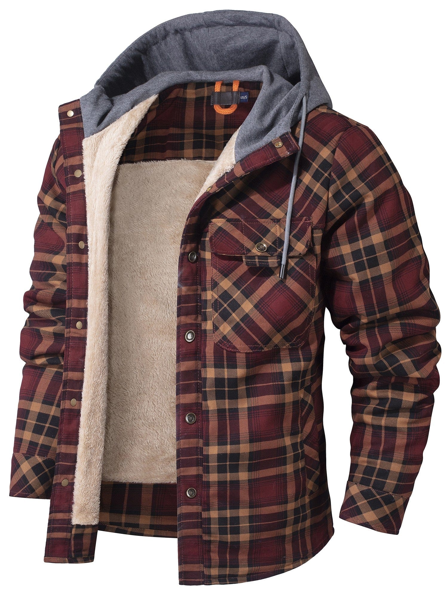 Men's Winter Jacket Check | Hood