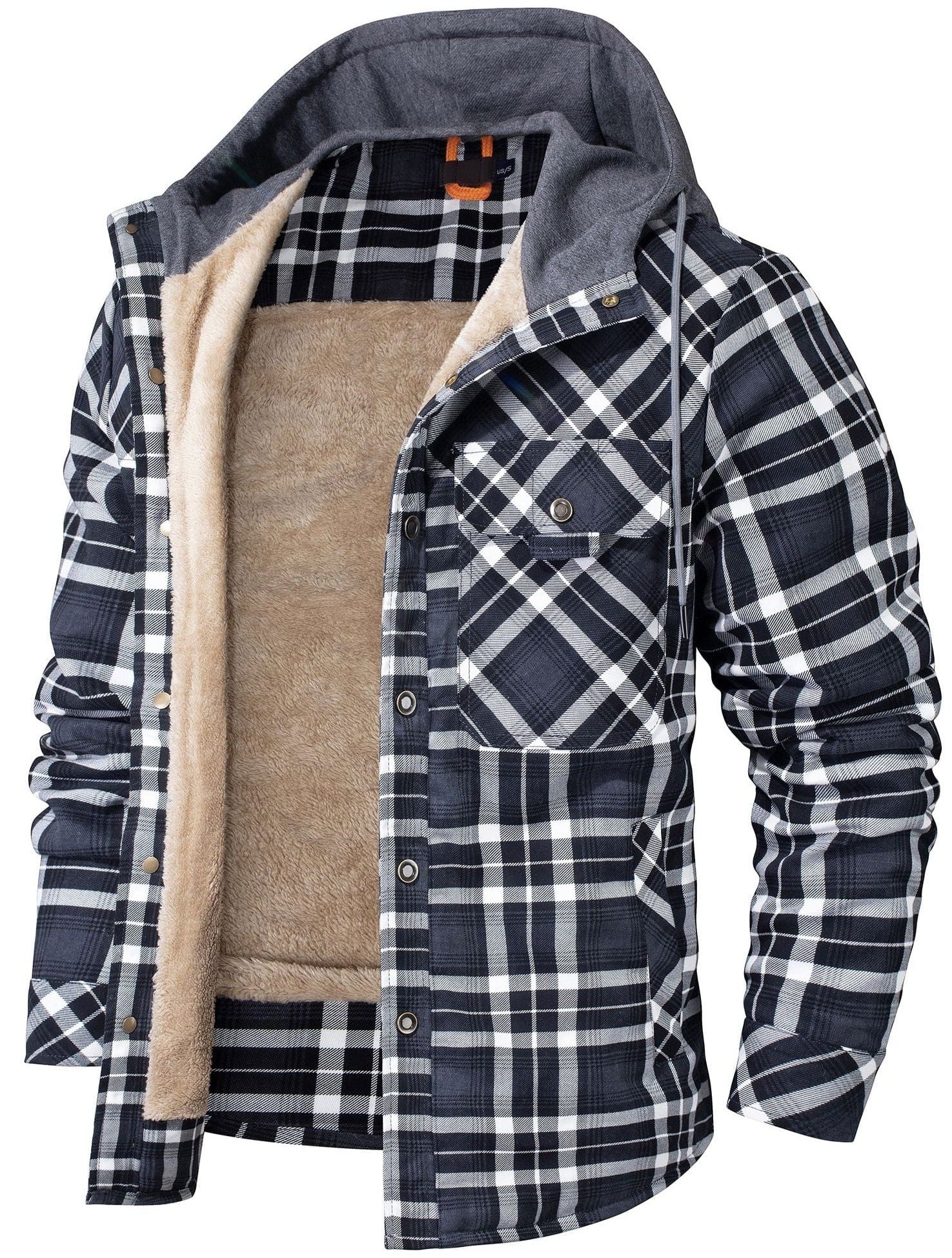 Men's Winter Jacket Check | Hood