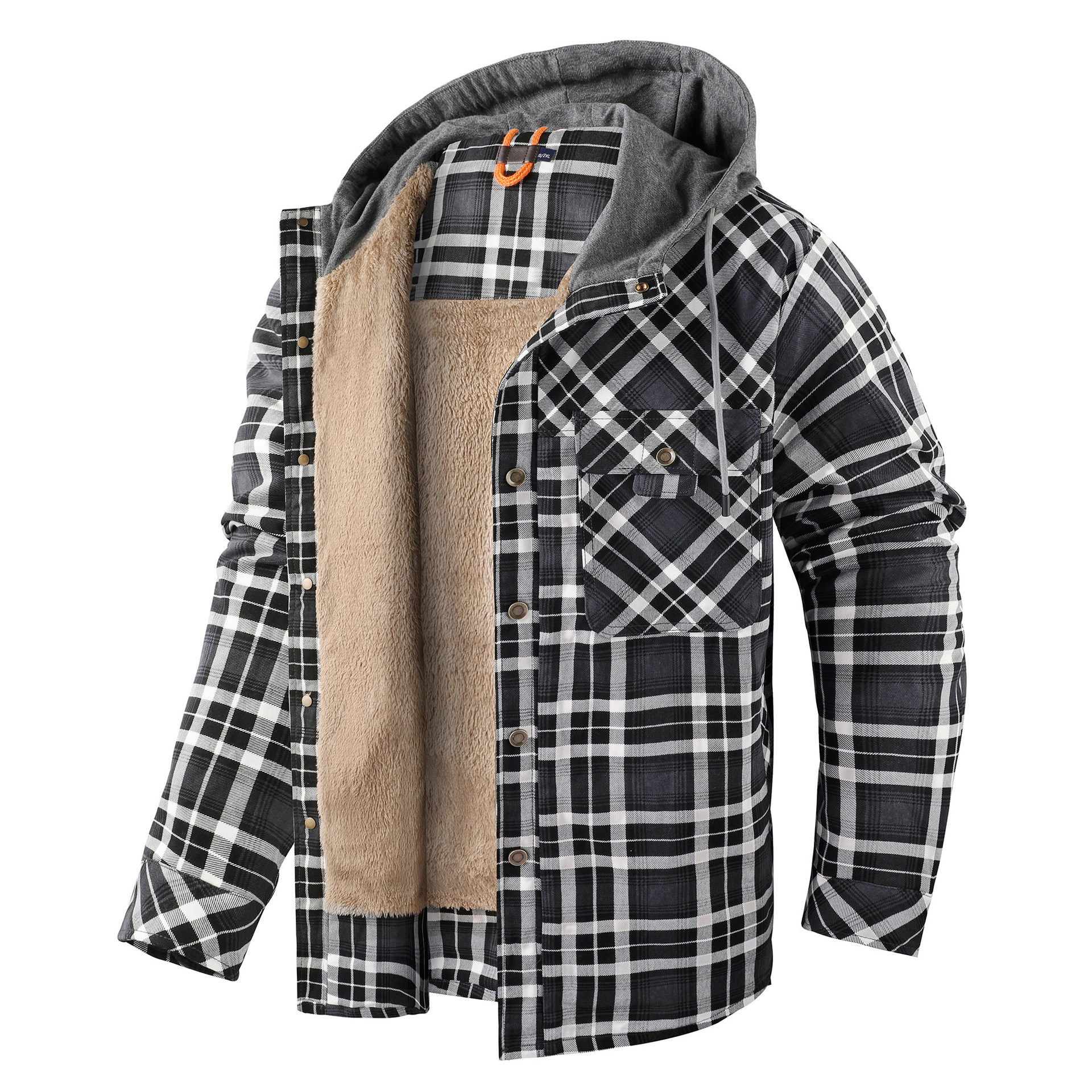Men's Winter Jacket Check | Hood