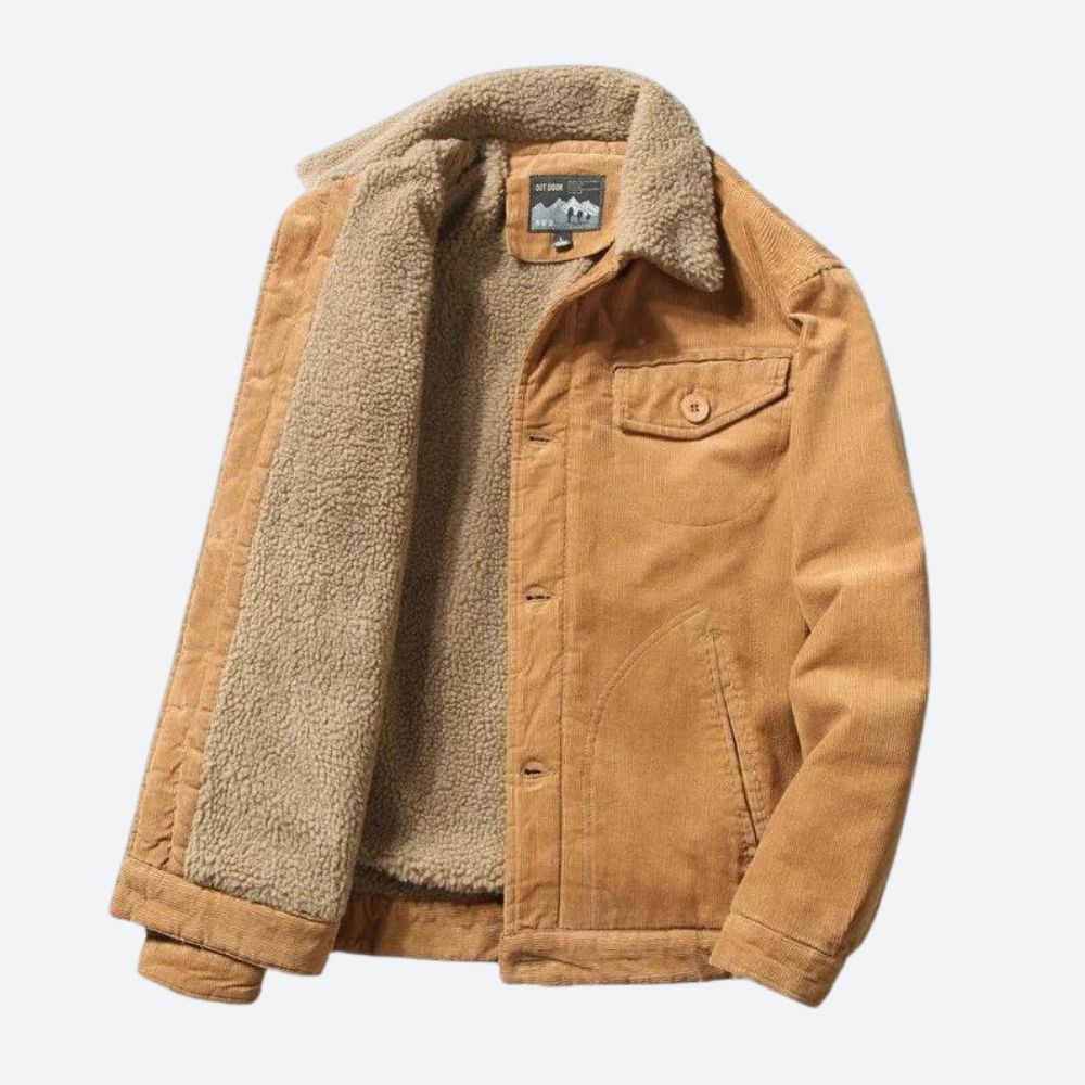 Men's Winter Jacket with Fleece Lining | Casual