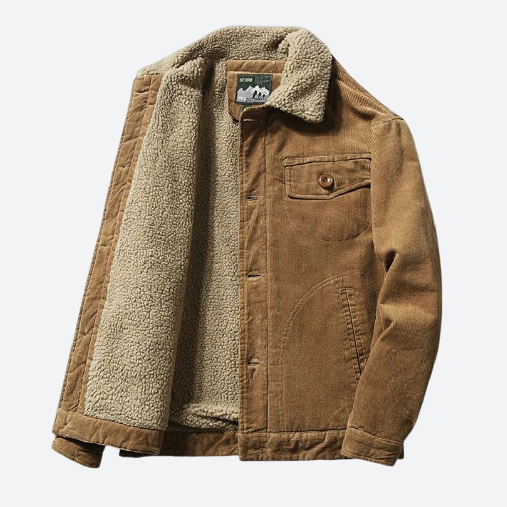 Men's Winter Jacket with Fleece Lining | Casual