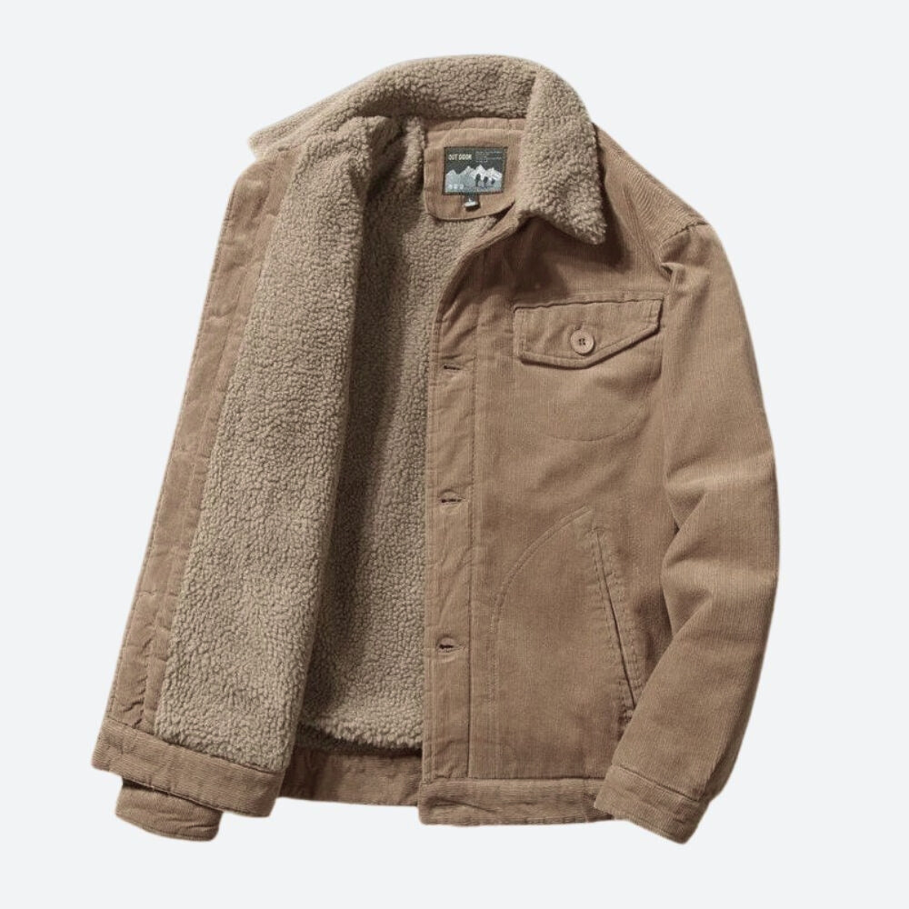 Men's Winter Jacket with Fleece Lining | Casual