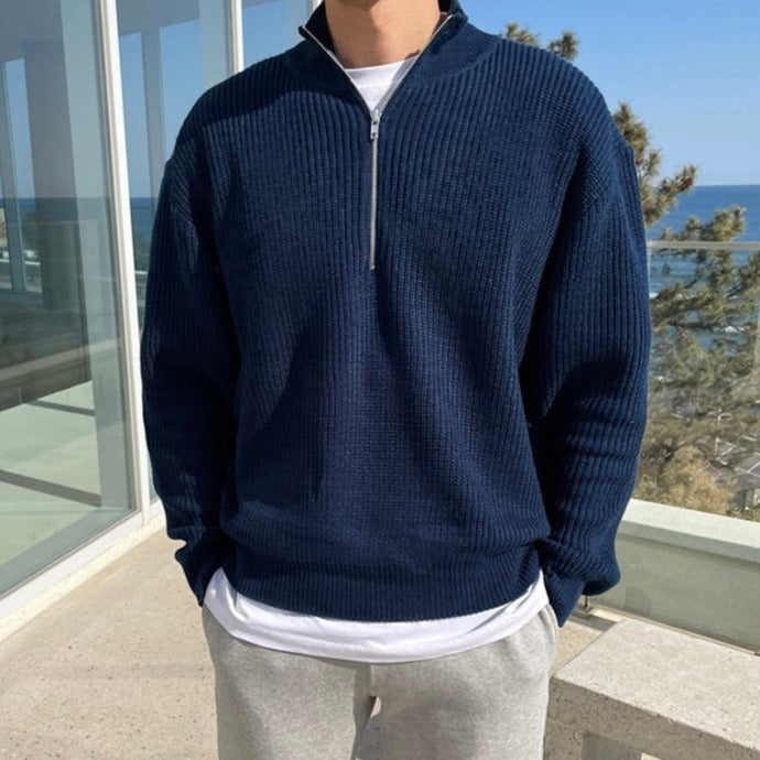 Myles | Men's Knit Sweater | Half Zip