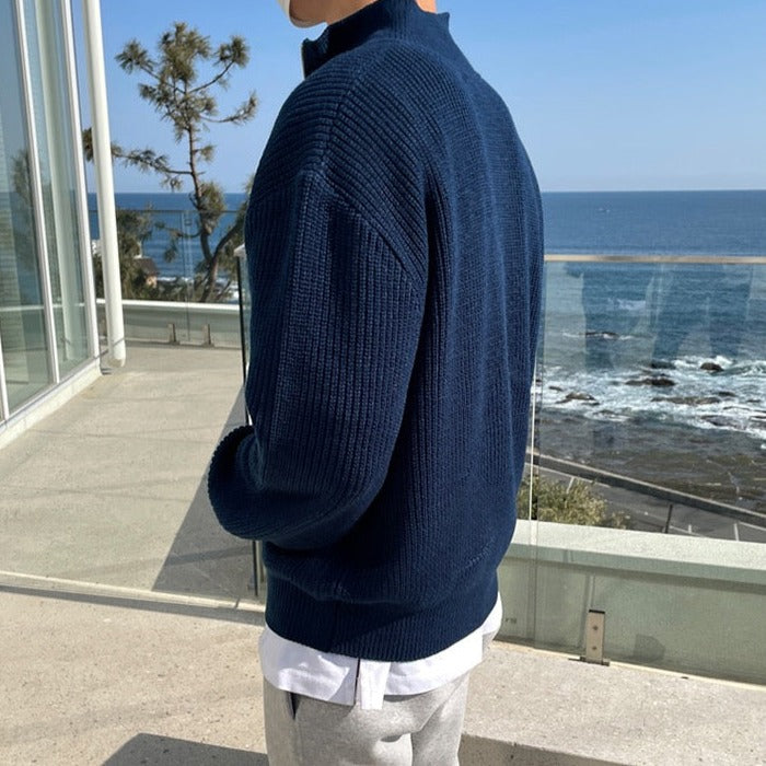 Myles | Men's Knit Sweater | Half Zip