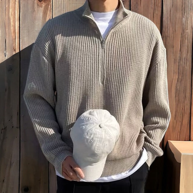 Myles | Men's Knit Sweater | Half Zip