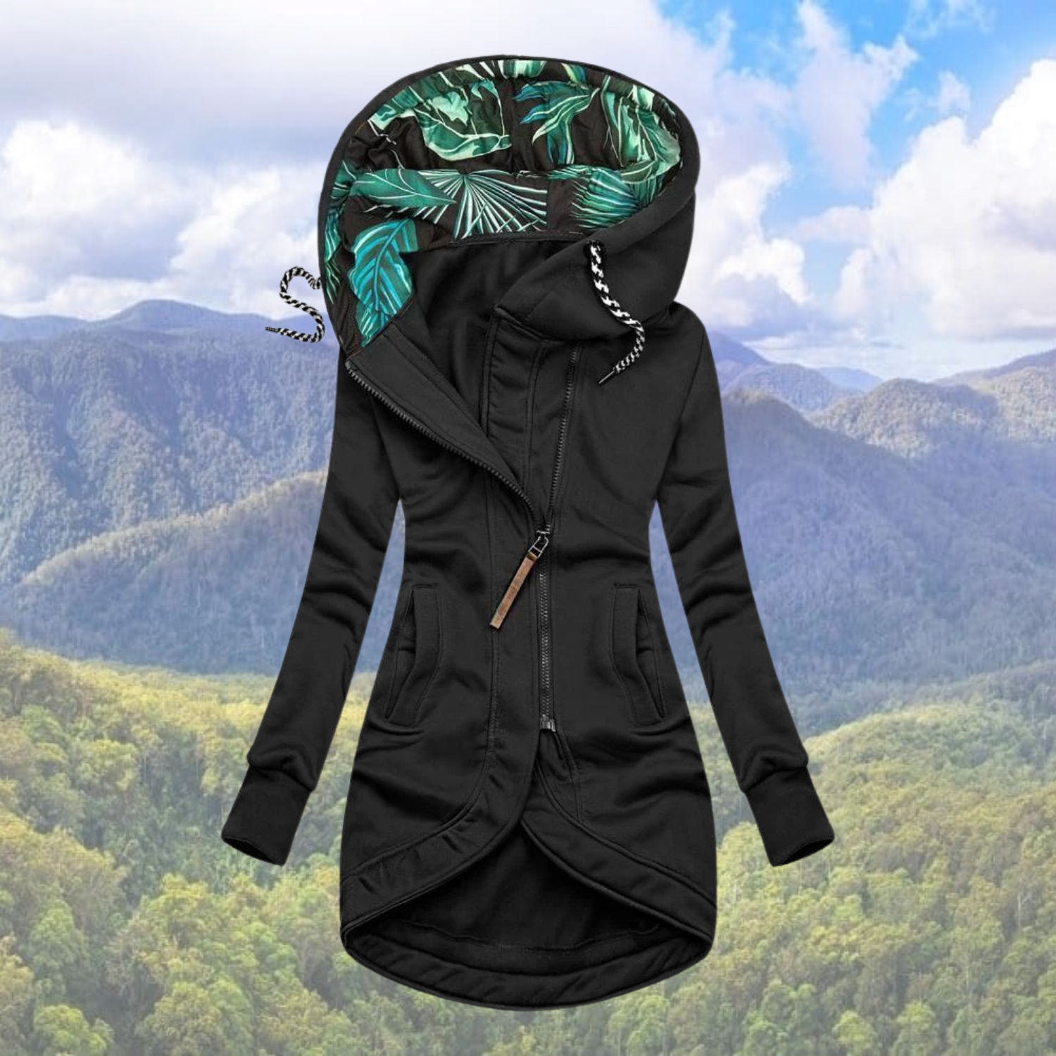Soft Rain Jacket Women's Hooded | Long