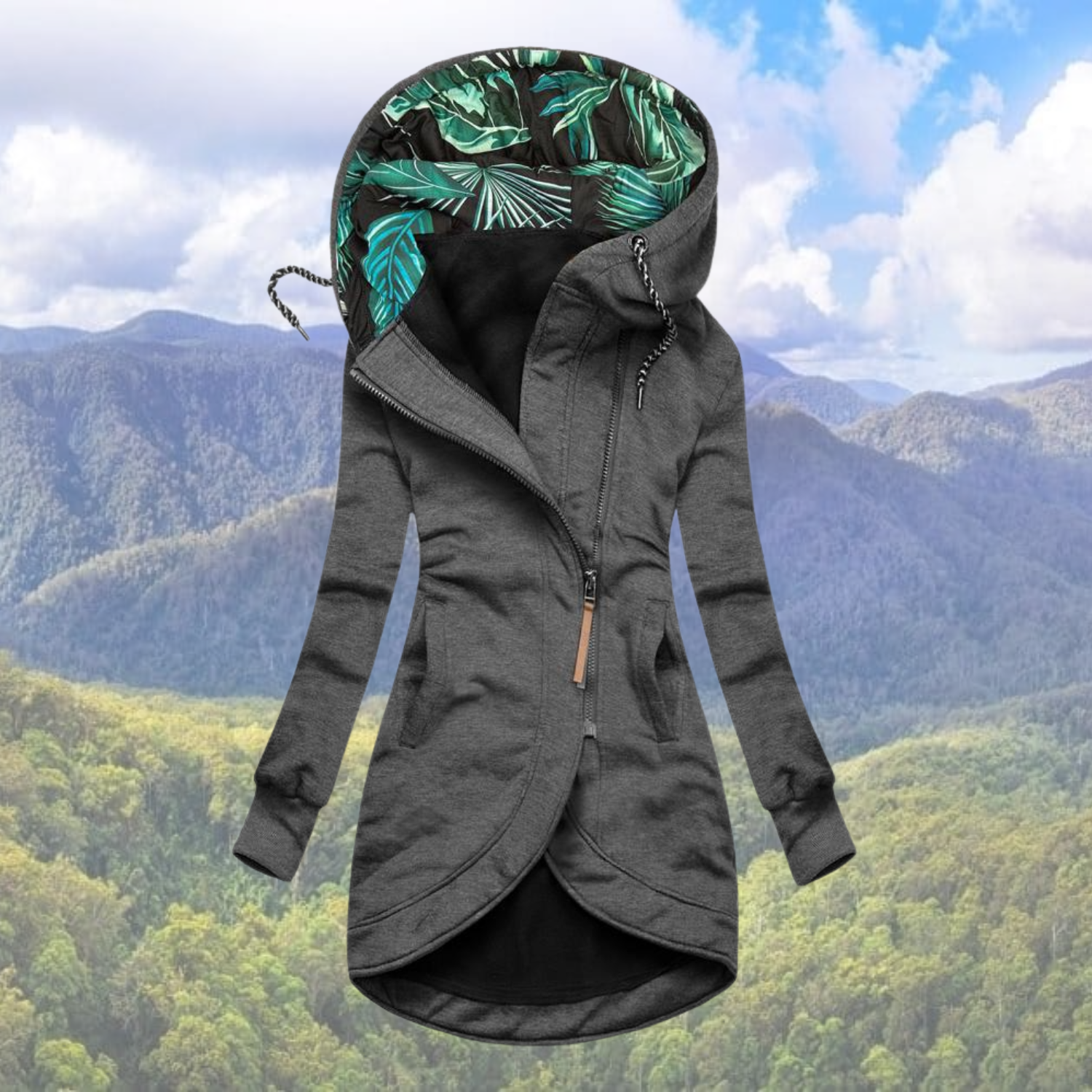 Soft Rain Jacket Women's Hooded | Long