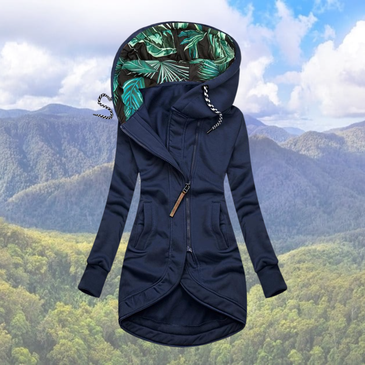 Soft Rain Jacket Women's Hooded | Long
