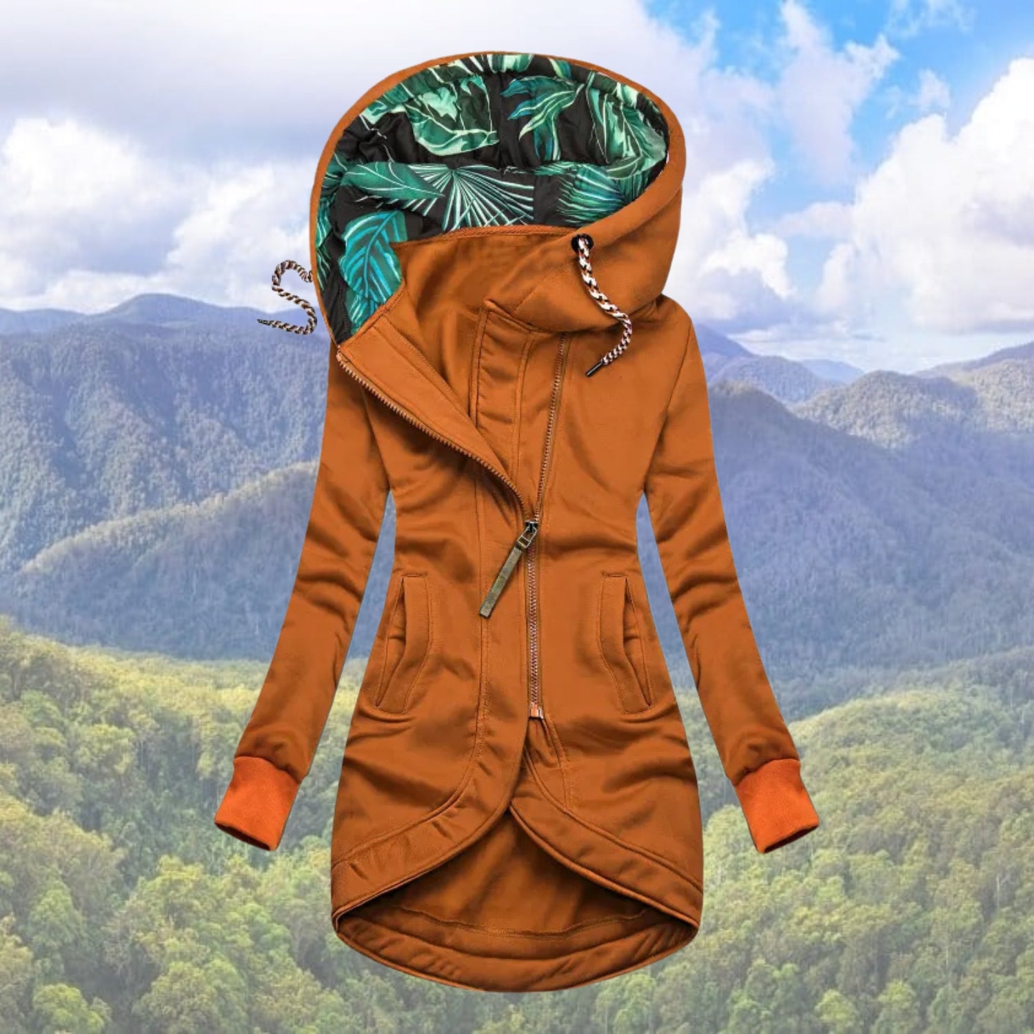 Soft Rain Jacket Women's Hooded | Long