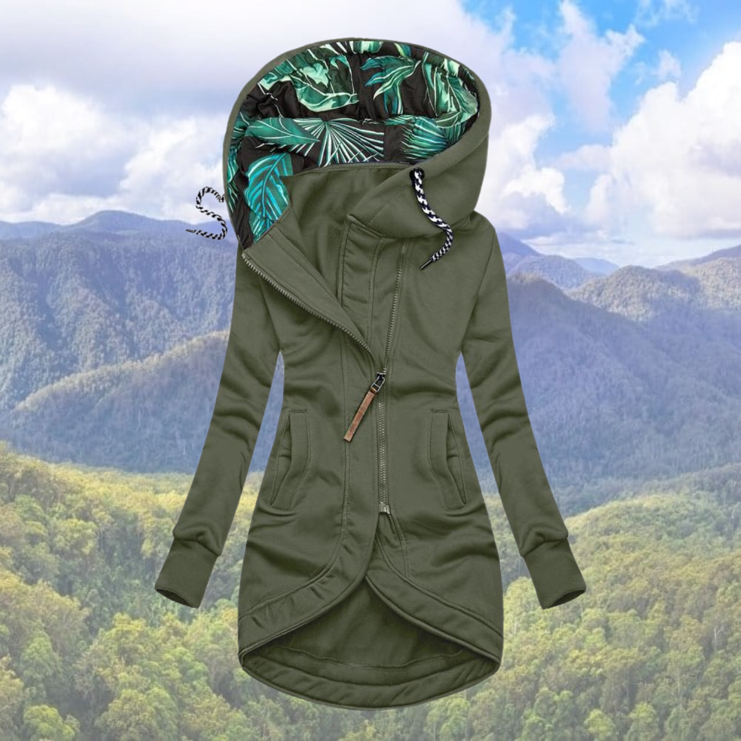 Soft Rain Jacket Women's Hooded | Long