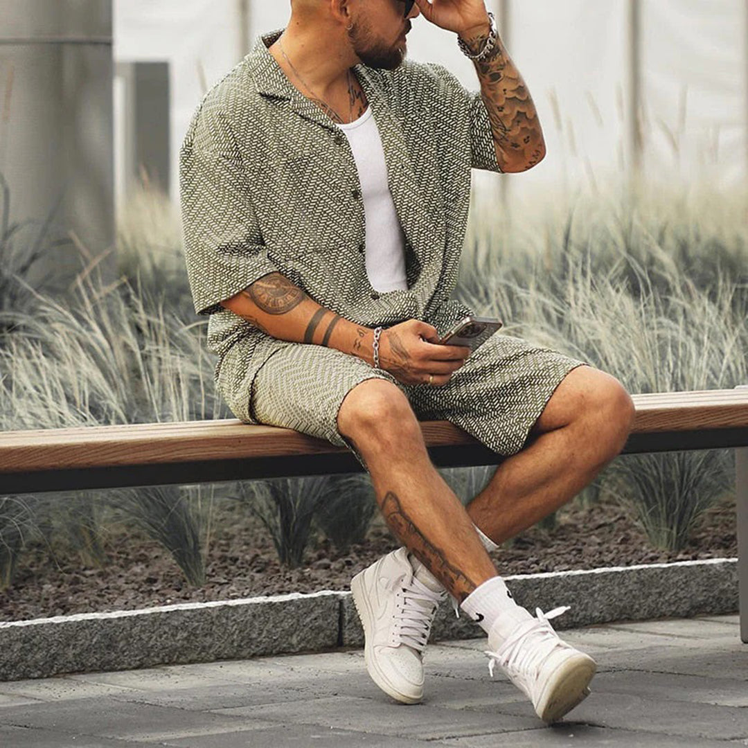Tiziano | Men's Summer Shirt & Shorts Set