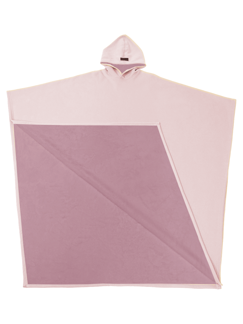 Unisex Fleece Poncho With Hood | Winter