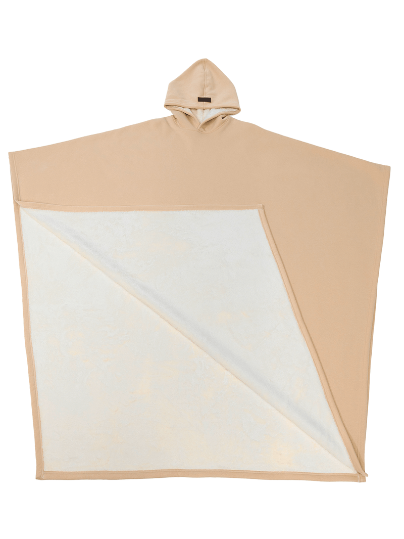 Unisex Fleece Poncho With Hood | Winter