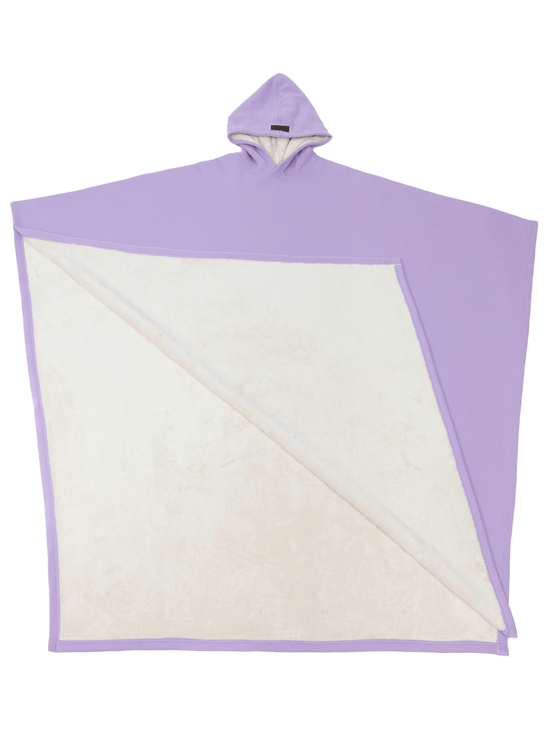 Unisex Fleece Poncho With Hood | Winter